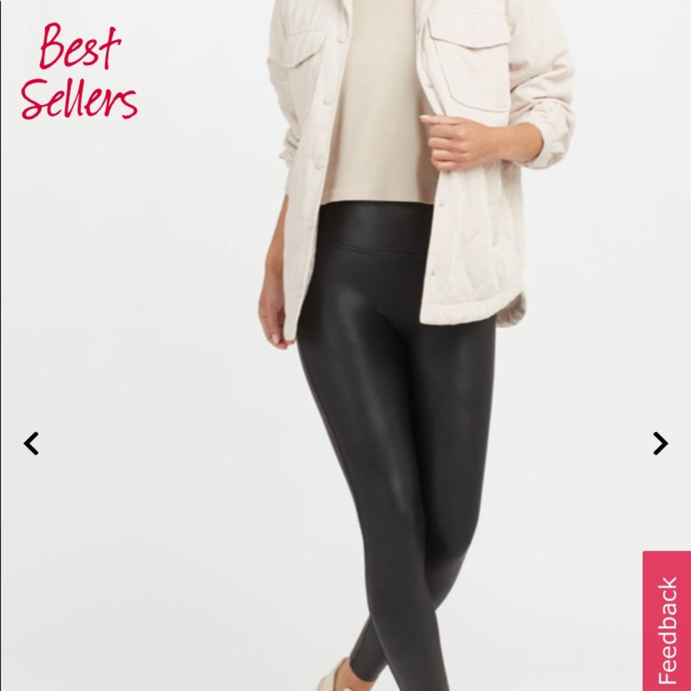 SPANX Faux leather leggings